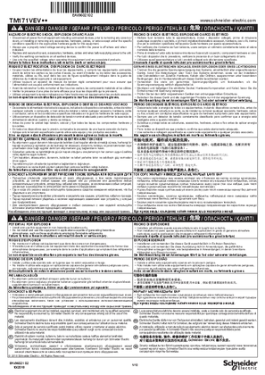 Image of TM171 EEV Driver, Instruction Sheet