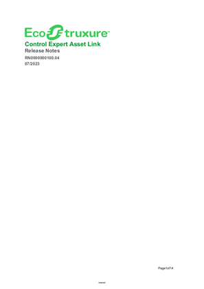 Image of Ecostruxure Control Expert Asset Link V4.0