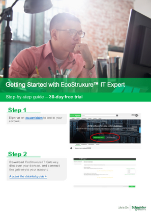 Kujutis EcoStruxure IT Expert How to Get Started Guide