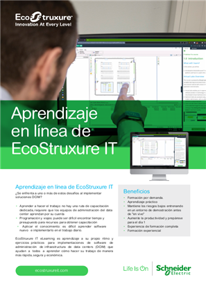Imagen de Aprendizaje en línea de EcoStruxure IT