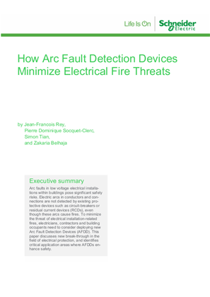 Image of How Arc Fault Detection Devices Minimize Electrical Fire Threats