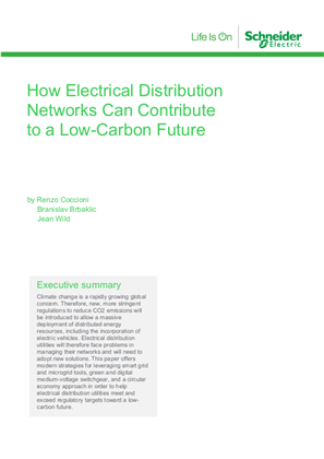 Image of How Electrical Distribution Networks Can Contribute to a Low-Carbon Future