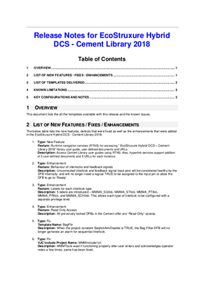イメージ EcoStruxure Hybrid DCS - Cement Library 2018
