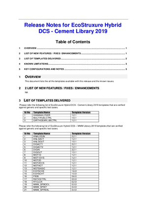 的映像 EcoStruxure Hybrid DCS 2019 - Cement Library