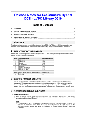 イメージ EcoStruxure Hybrid DCS 2019 - LVPC Library