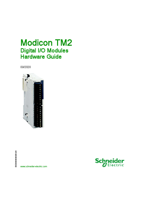 Image of Modicon TM2 - Digital I/O Modules, Hardware Guide