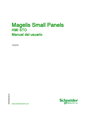 Imagen de Magelis Small Panels - HMI STO, Manual del usuario