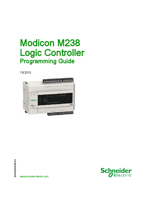 Image of Modicon M238 Logic Controller, Programming Guide