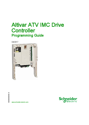 Image of ATV IMC Drive Controller, Programming Guide