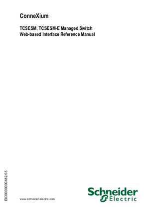 Kujutis TCSESM, TCSESM-E Managed Switch, Web-based Interface Reference Manual