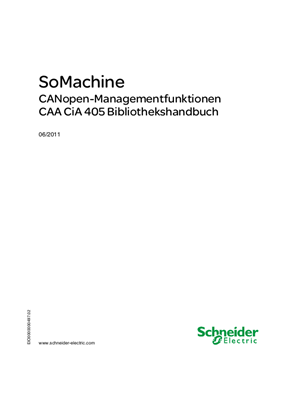 Bild von SoMachine - CANopen-Management-Funktionen CAA CiA 405 Benutzerhandbuch