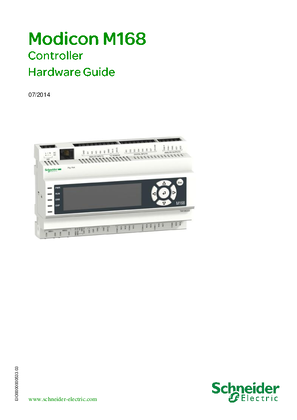 Image of Modicon M168 Controller, Hardware guide