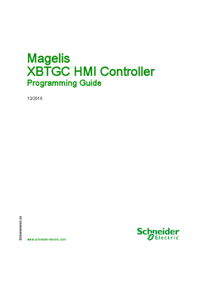 Image of Magelis XBTGC HMI Controller, Programming Guide