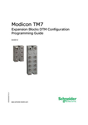 的映像 Modicon TM7 Expansion Blocks DTM Configuration, Programming Guide
