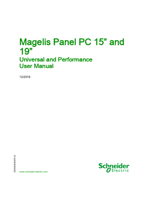 Image of Magelis Panel PC 15” and 19” Universal and Performance, User Manual