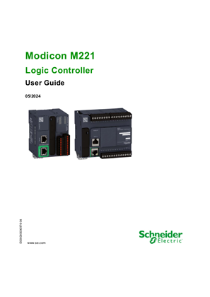 Image of Modicon M221 Logic Controller, User Guide