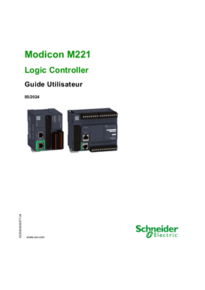 Image de Modicon M221 Logic Controller, Guide utilisateur