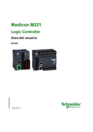 Imagen de Modicon M221 Logic Controller, Guía del usuario