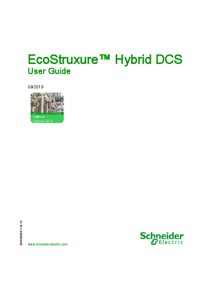 Image of EcoStruxure ™ Hybrid DCS, User Guide