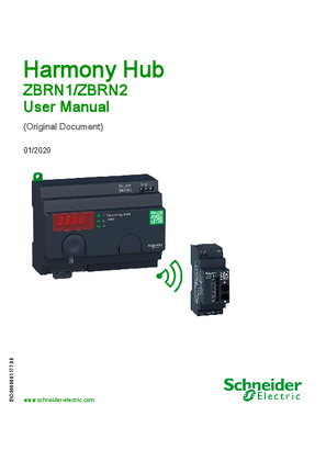 Image of Harmony XB5R - ZBRN1/ZBRN2, User Manual