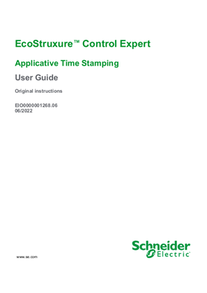 Imagen de EcoStruxure™ Control Expert - Applicative Time Stamping, User Guide