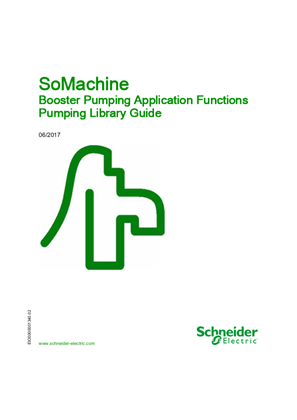 Image of SoMachine - Booster Pumping Application Functions, Pumping Library Guide