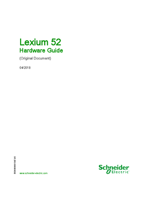 Image of Lexium 52, Hardware Guide