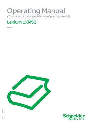 的映像 Lexium LXM52 操作手册_EN