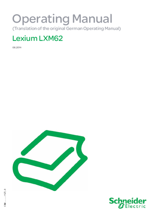 的映像 Lexium LXM62操作手册