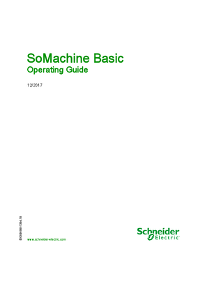Image of SoMachine Basic - Operating guide