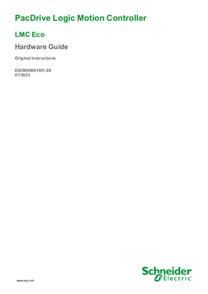 Image of PacDrive Logic Motion Controller - LMC Eco, Hardware Guide