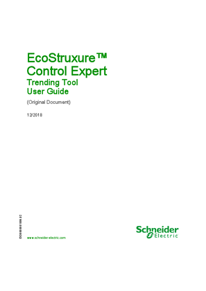 Image of EcoStruxure™ Control Expert - Trending Tool, User Guide