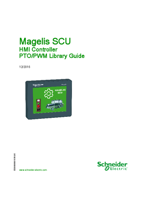 Image of Magelis SCU - HMI Controller, PTO/PWM Library Guide