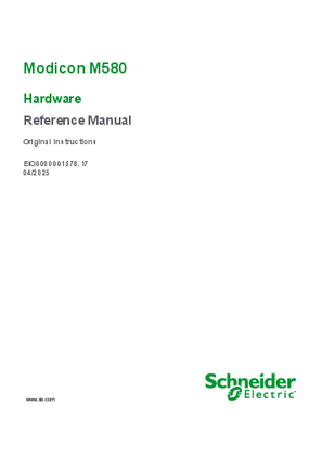 Image de Modicon M580, Hardware Reference Manual