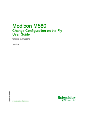ภาพของ Modicon M580 - Change Configuration on the Fly. User Guide