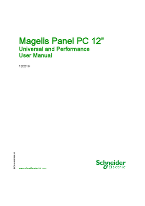 Image of Magelis Panel PC 12” - Universal and Performance, User Manual