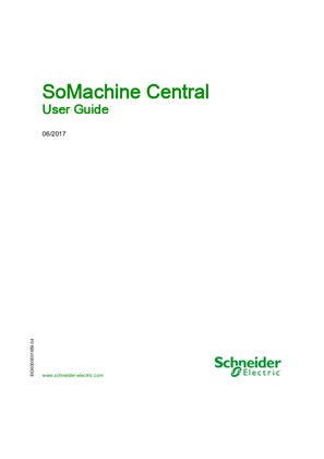 Image of SoMachine Central, User Guide