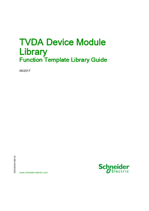 Image of TVDA Device Module Library, Function Template Library Guide