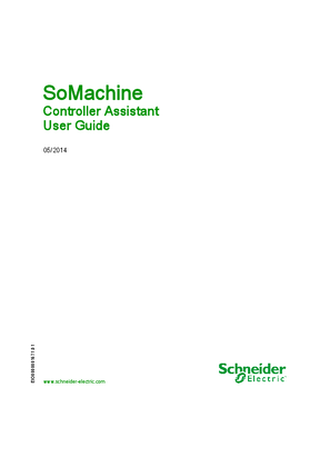 Image of SoMachine - Controller Assistant, User Guide