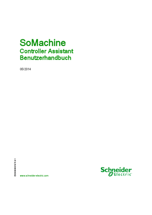 Bild von SoMachine - Controller Assistant, Benutzerhandbuch