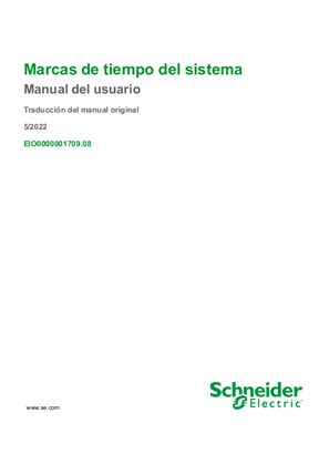 Imagen de Marcas de tiempo del sistema, Manual del usuario