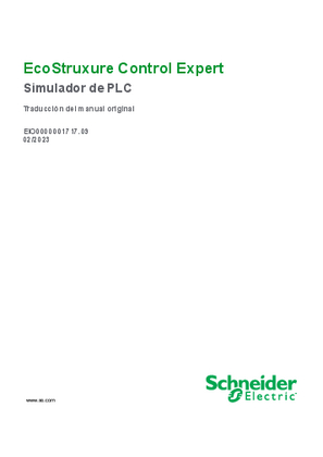 Imagen de EcoStruxure™ Control Expert - Simulador de PLC, User Guide