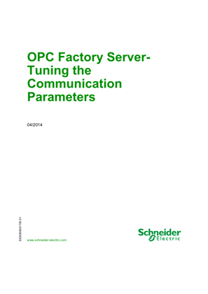 Imagen de OPC Factory Server - Tuning the Communication Parameters