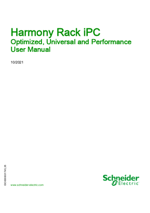 Imagen de Harmony Rack iPC - Optimized, Universal and Performance, User Manual