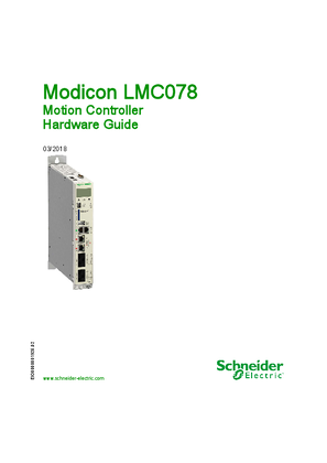 Image of Modicon LMC078 - Motion Controller, Hardware Guide