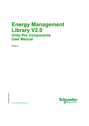 Image of Energy Management Library V2.0 - Unity Pro Components, User Manual