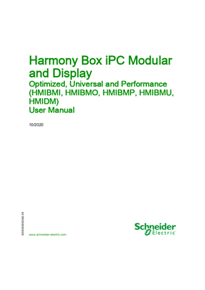 Image of Harmony Box iPC Modular and Display - Optimized, Universal and Performance (HMIBMI, HMIBMO, HMIBMP, HMIBMU, HMIDM), User Manual