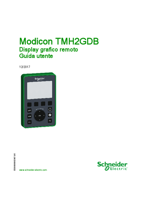Immagine di Modicon TMH2GDB - Display grafico remoto, Guida utente - SoMachine Basic