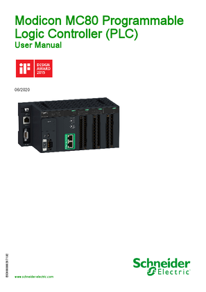 Image of MC80 Programmable Logic Controller(PLC), User Manual