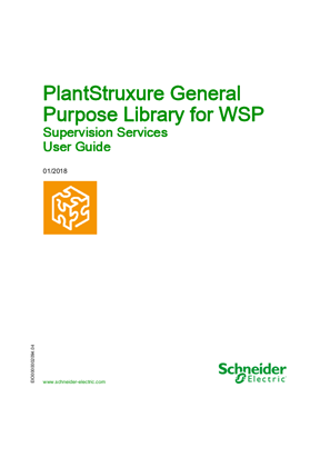 Image of PlantStruxure General Purpose Library for WSP (Wonderware System Platform) - Supervision Services, User Guide